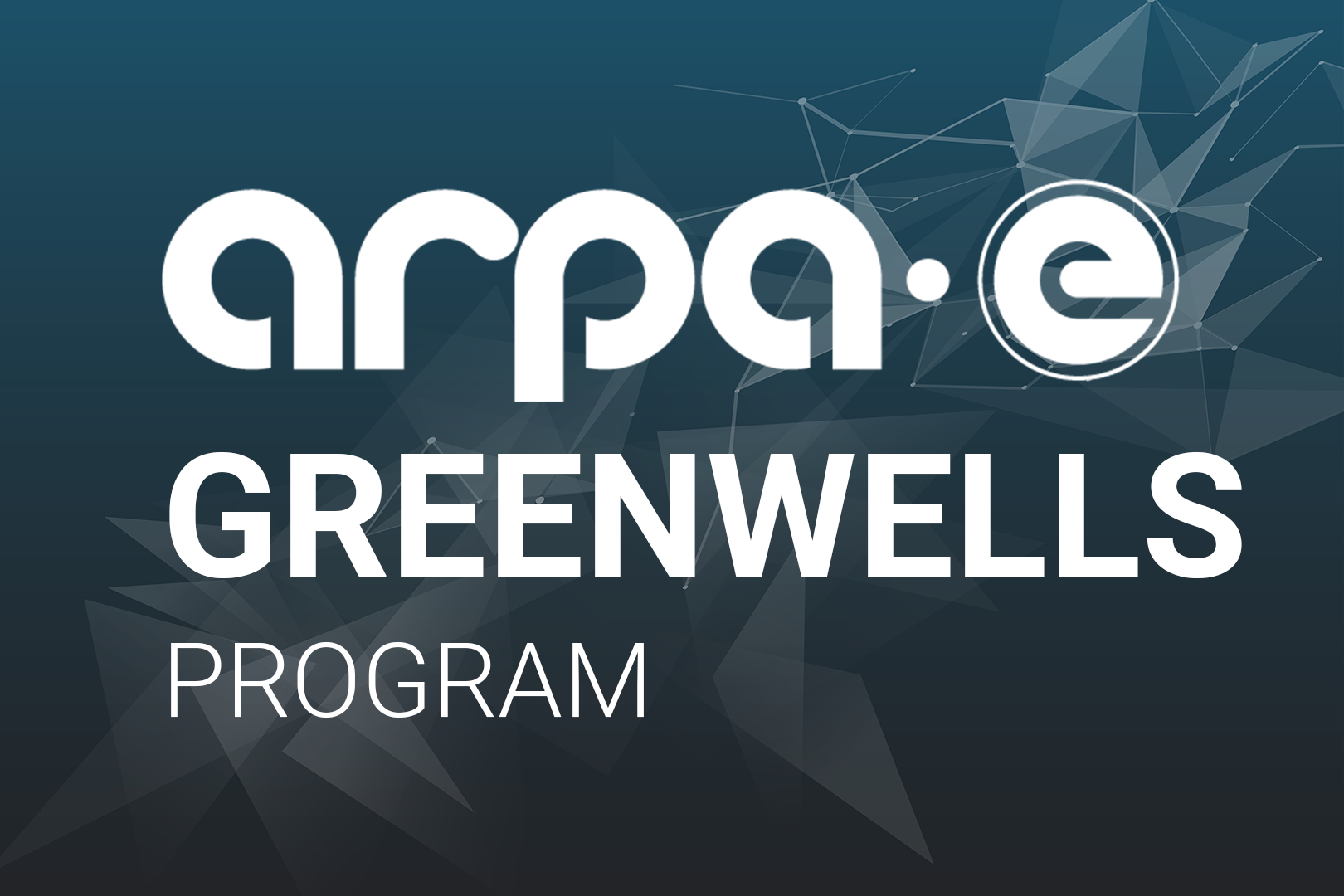 ARPA-E GREENWELLS Program Graphic