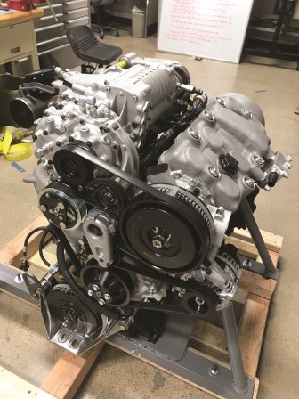 Achates’ three-cylinder OP-GCI engine