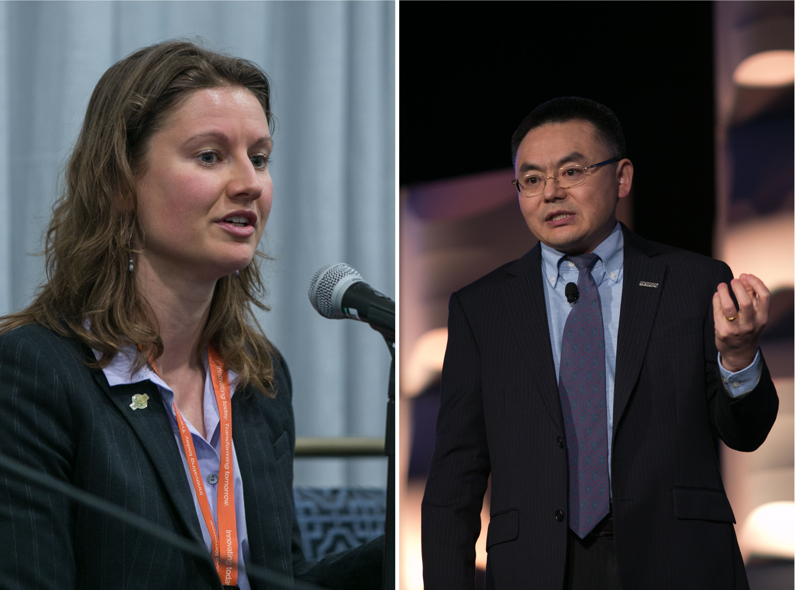 Dr. Rachel Slaybaugh and Dr. JC Zhao