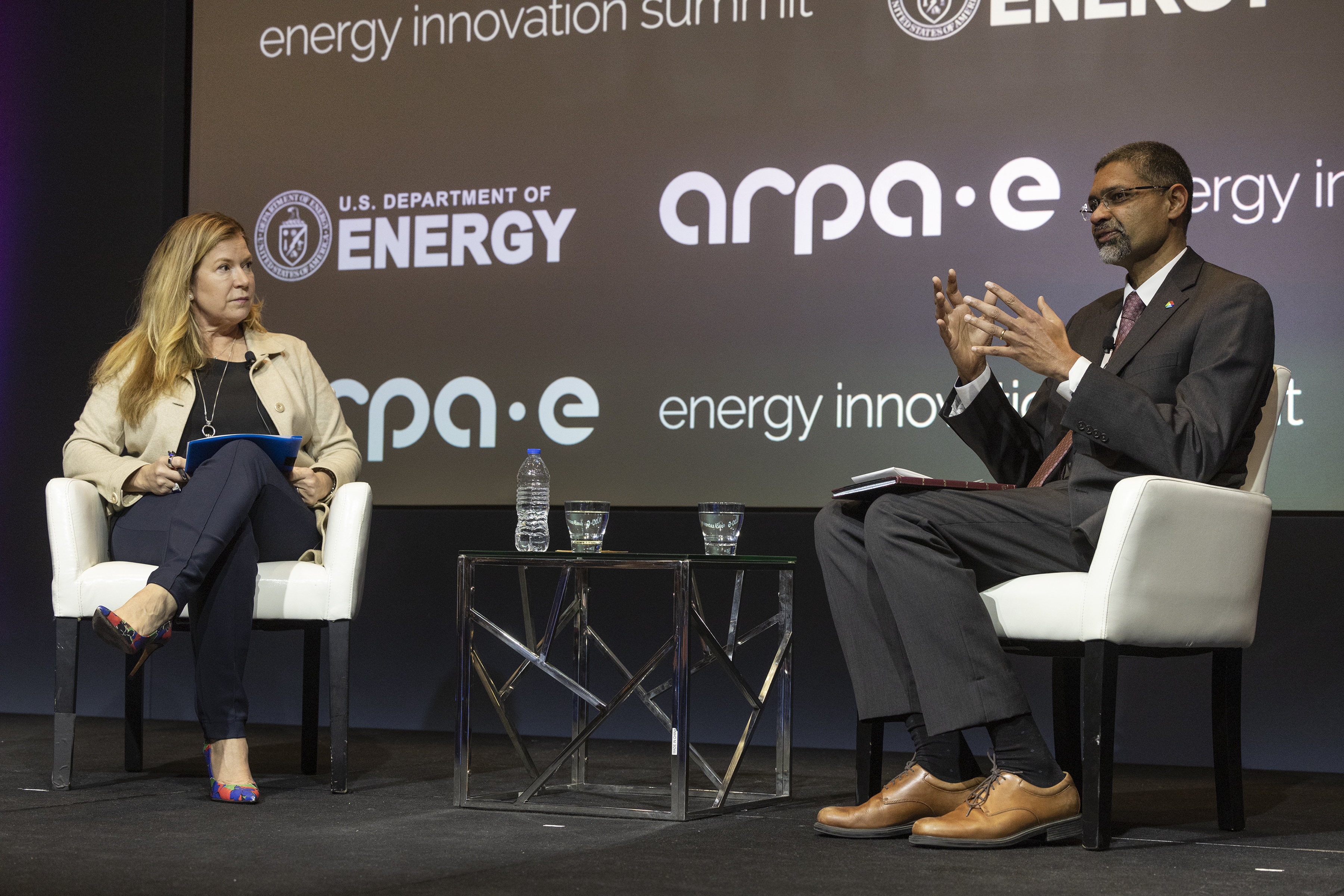 2022 ARPA-E Energy Innovation Summit Day 2 Recap Blog Kathi Vidal Suresh Sunderrajan Fireside